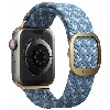 Ремешок Uniq Aspen DE strap для Apple Watch 41, 40, 38 мм, лазурно-голубой